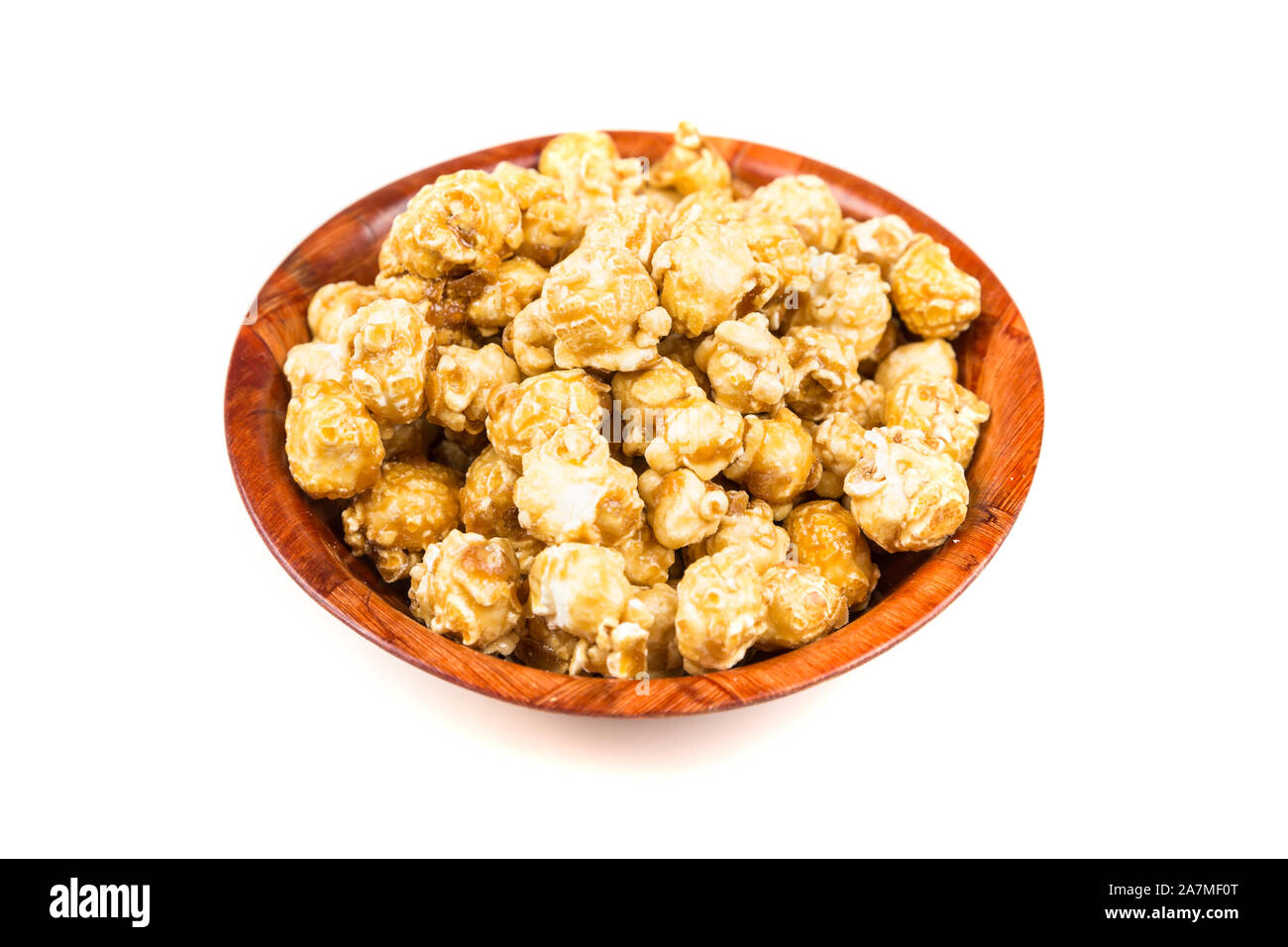 Handfuls of caramel popped popcorn kernels Stock Photo Alamy