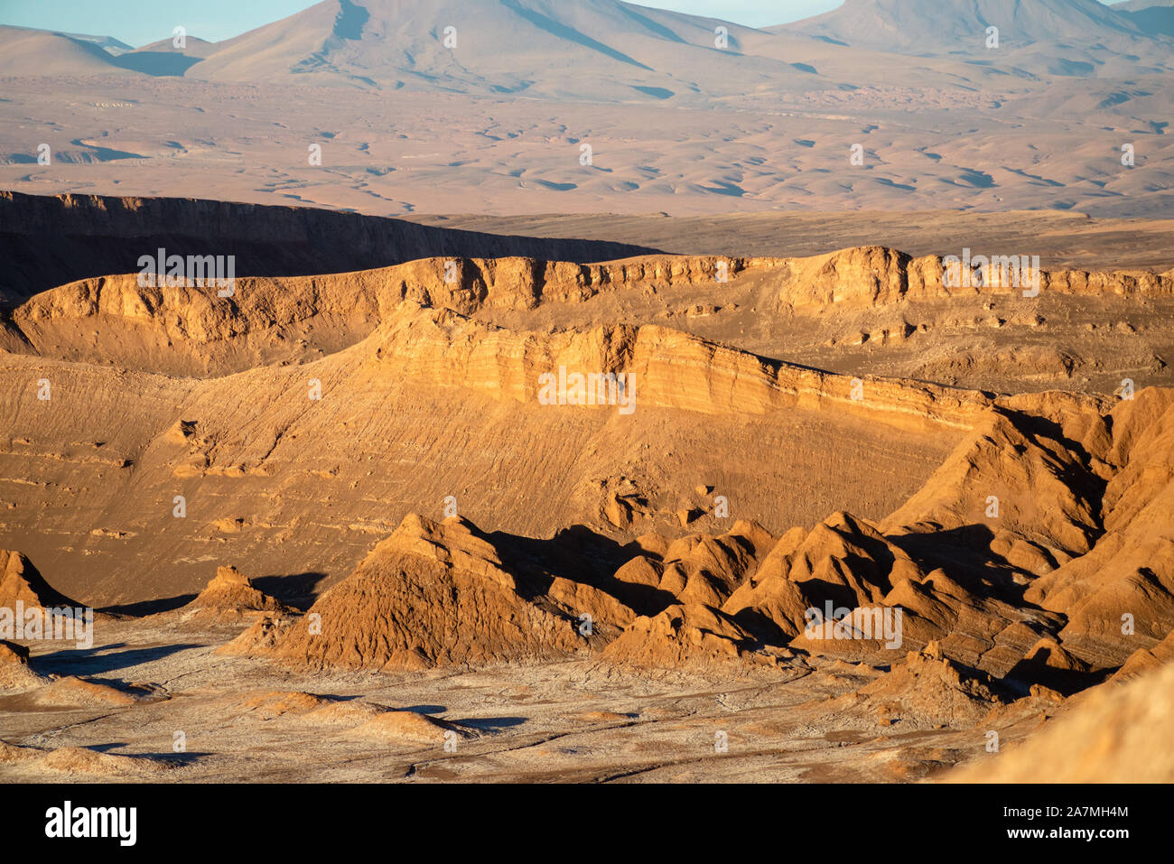 Valle de La Luna, Atacama Desert, Chile Stock Photo
