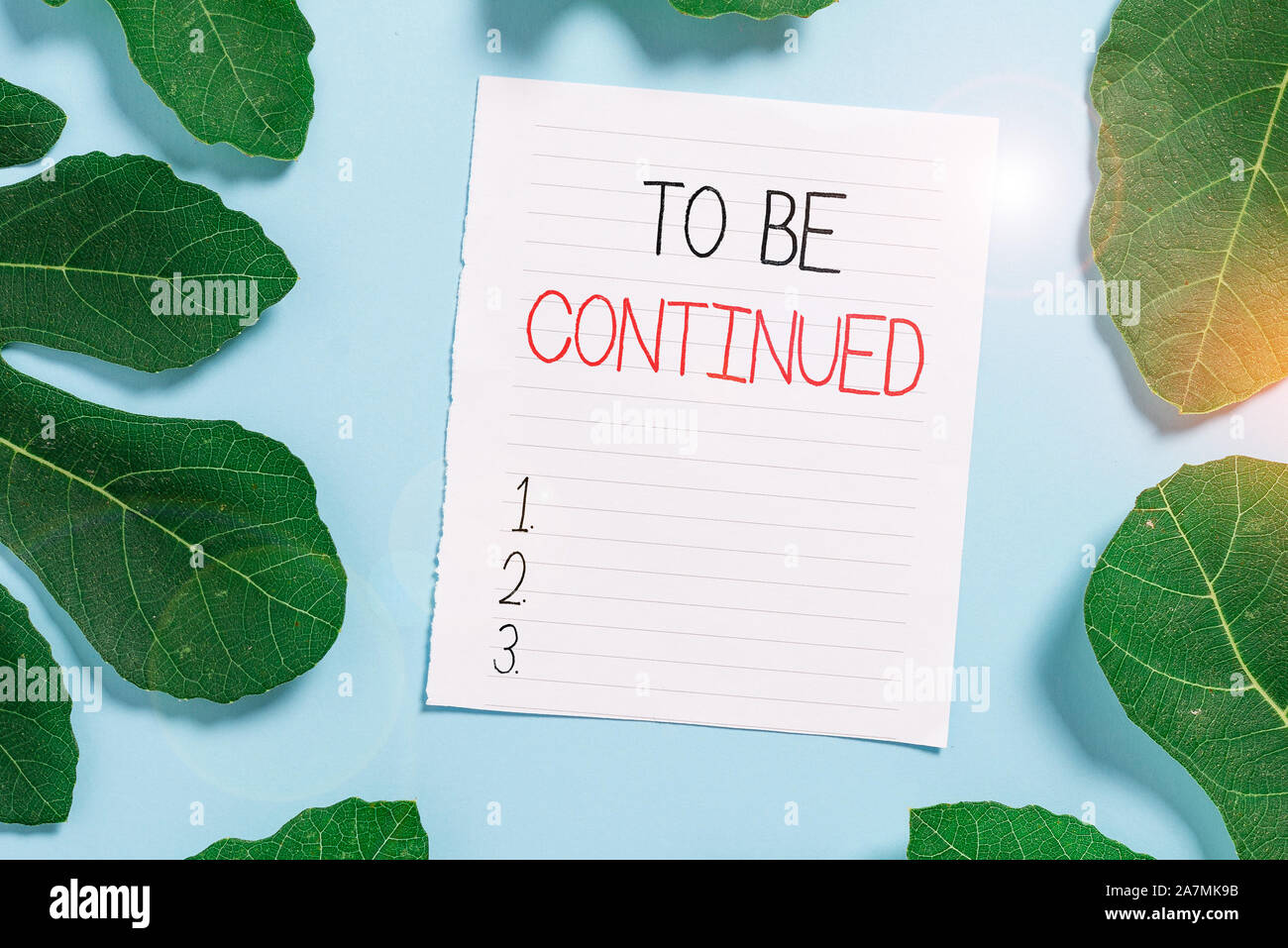 Conceptual Hand Writing Showing To Be Continued Concept Meaning
