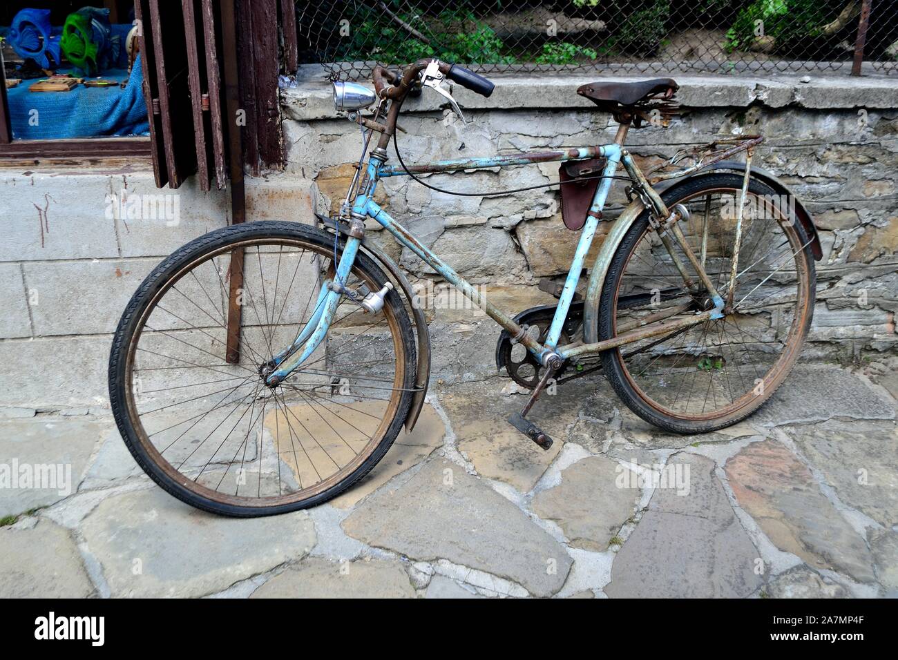 traditional bicycle in TRYAVNA Balkans- BULGARIA Stock Photo - Alamy