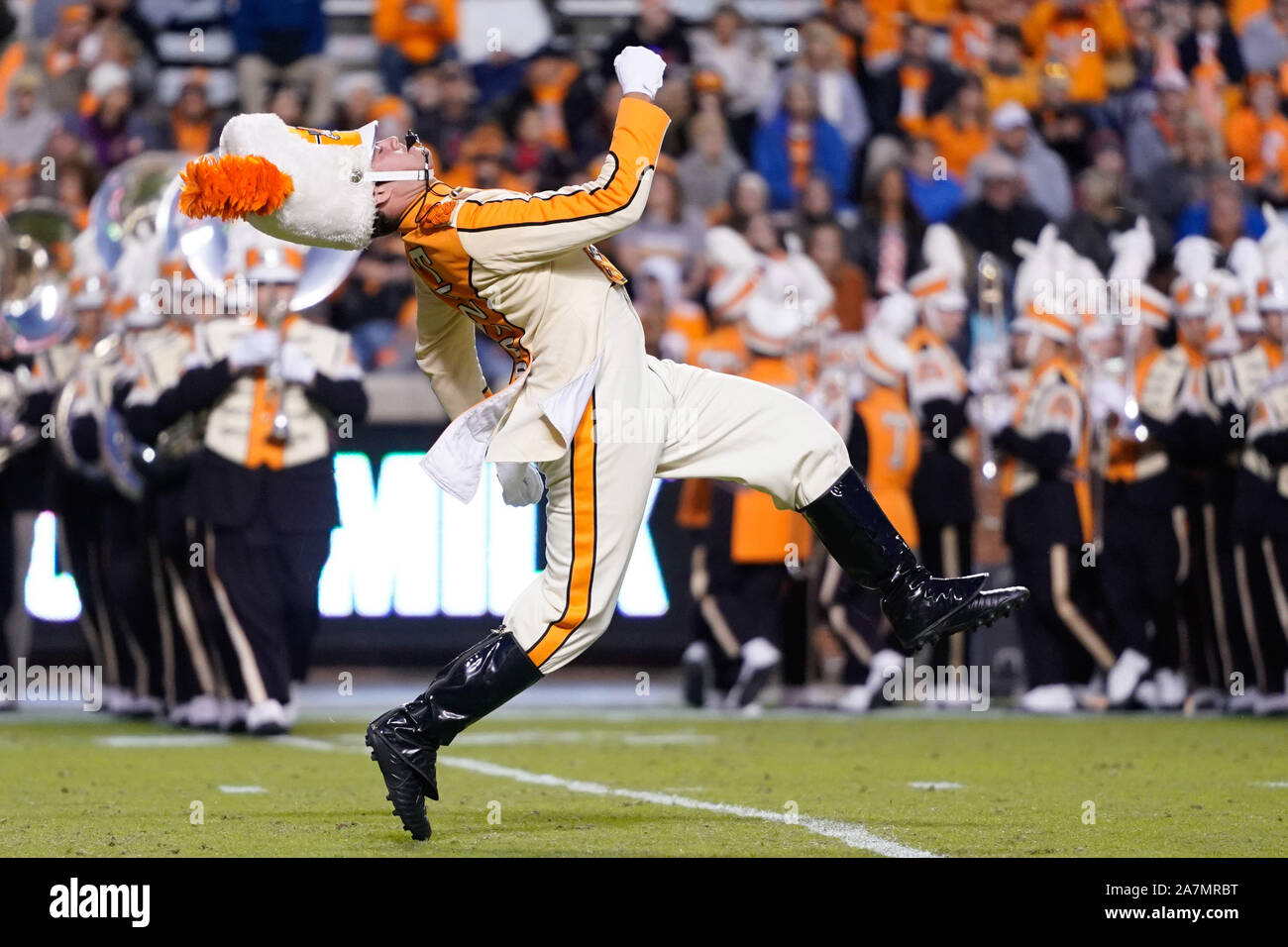 November 2 2019 Tennessee Volunteers Band Drum Major