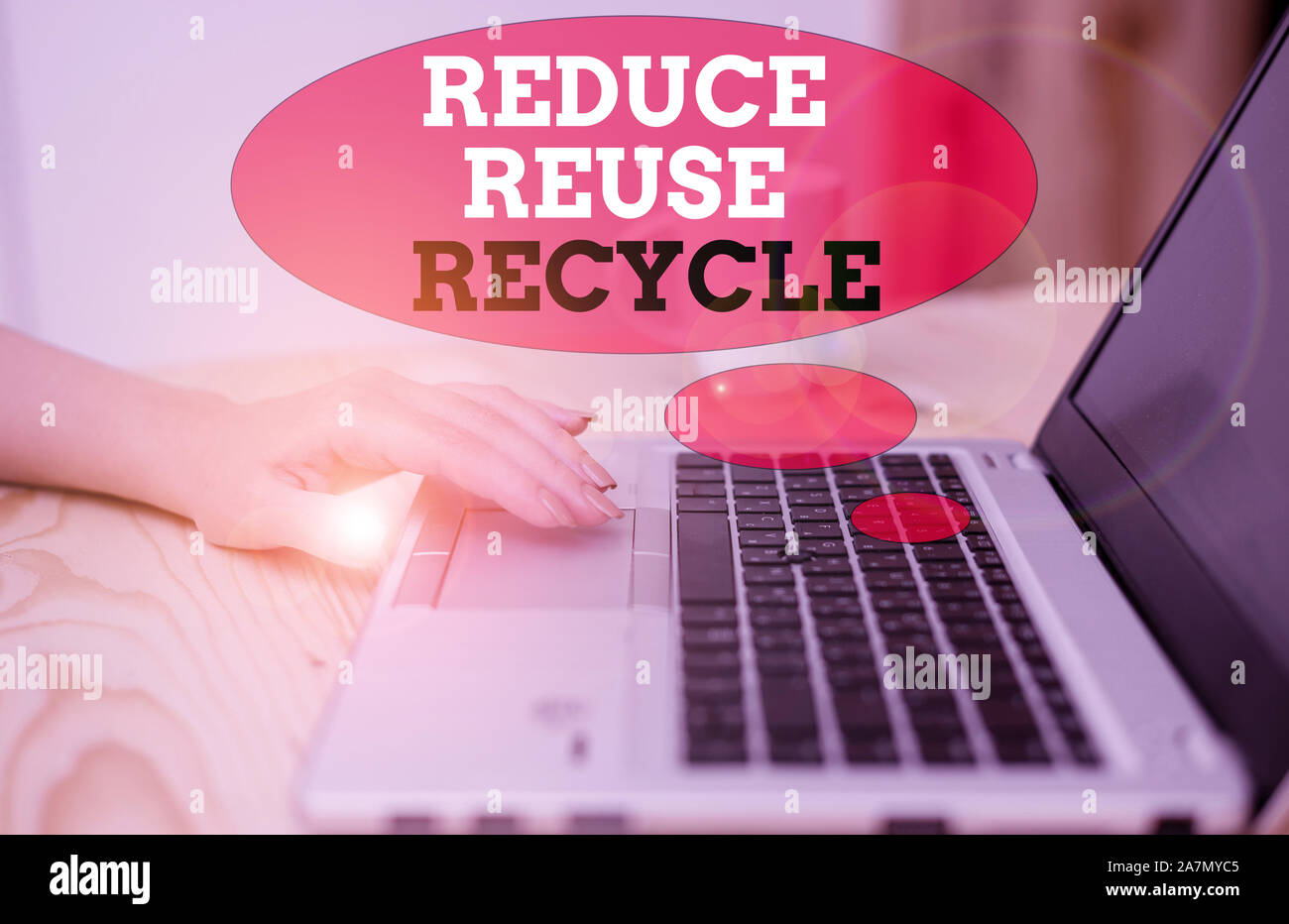 Handwriting text Reduce Reuse Recycle. Conceptual photo ways can ...