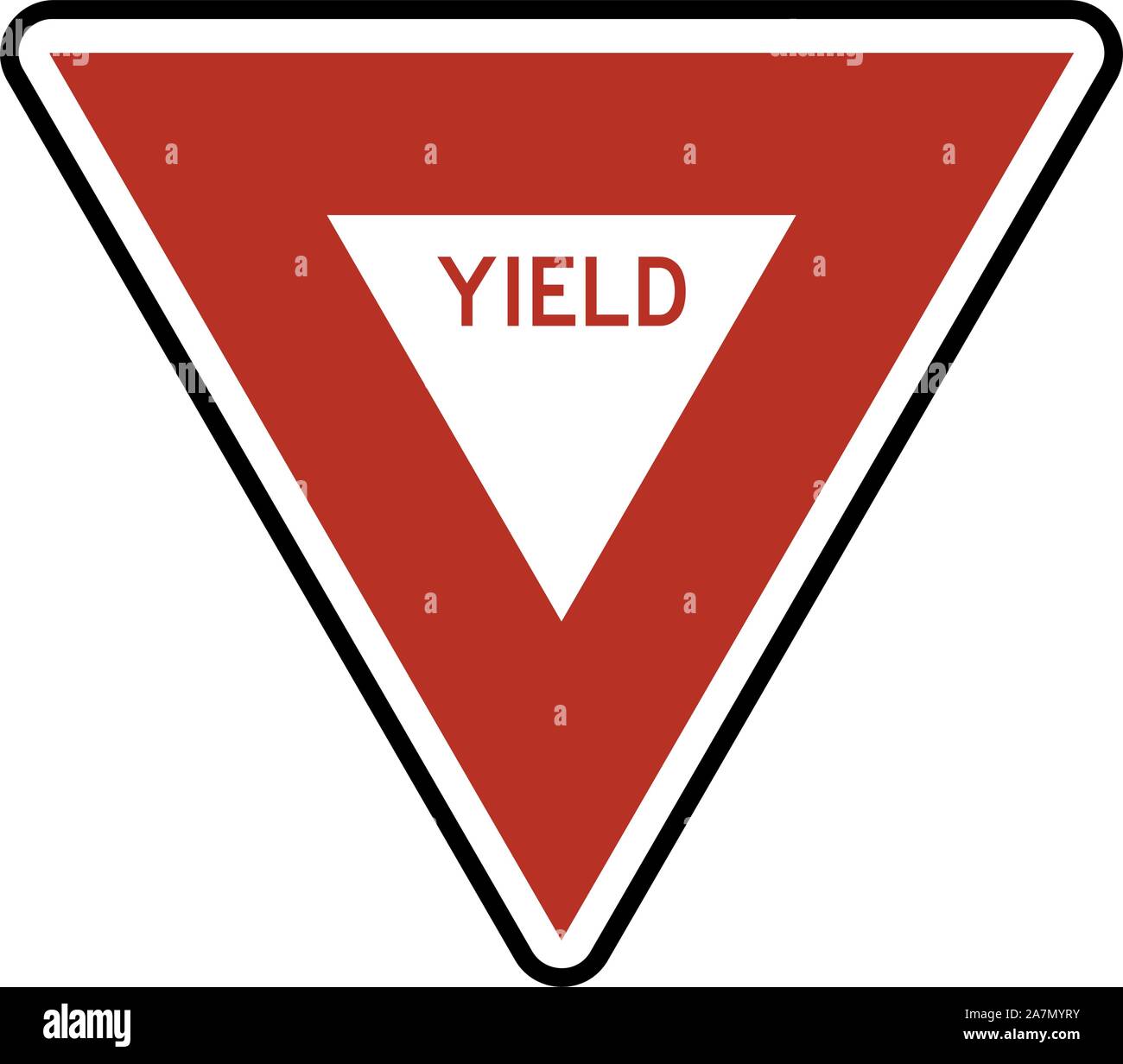 Traffic Sign Yield High Resolution Stock Photography and Images Alamy