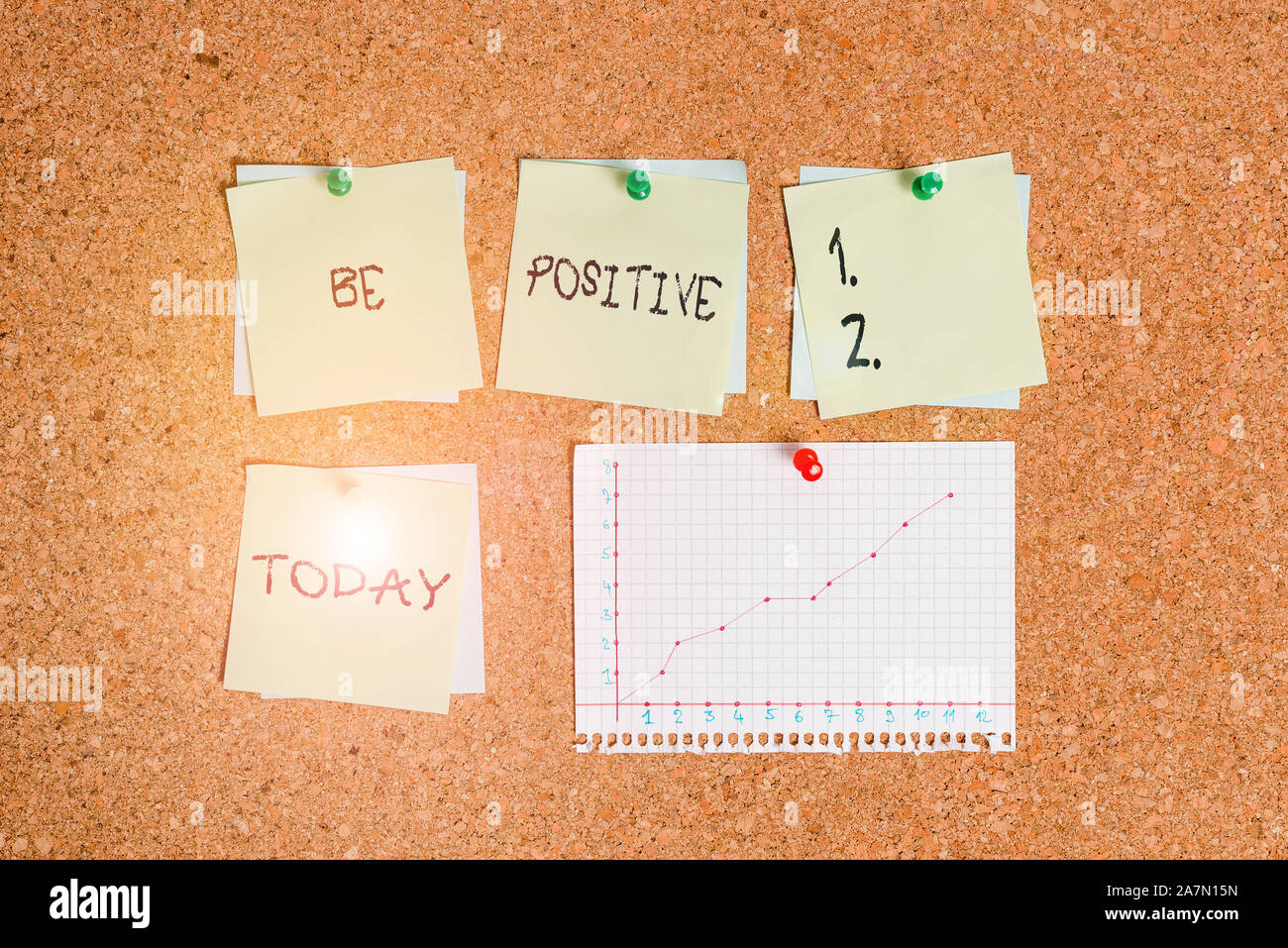 Conceptual Hand Writing Showing Be Positive Concept Meaning Giving Cause For Hope And Confidence Without Any Doubt Corkboard Size Paper Thumbtack She Stock Photo Alamy