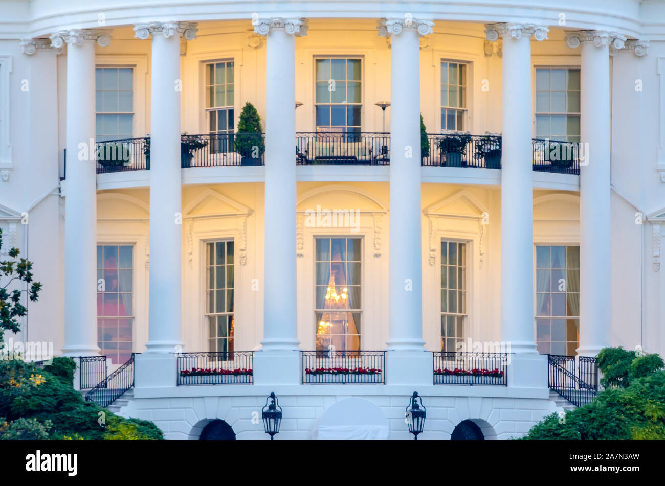 The White House In Washington Dc Executive Office Of The President Of The United States Stock Photo Alamy