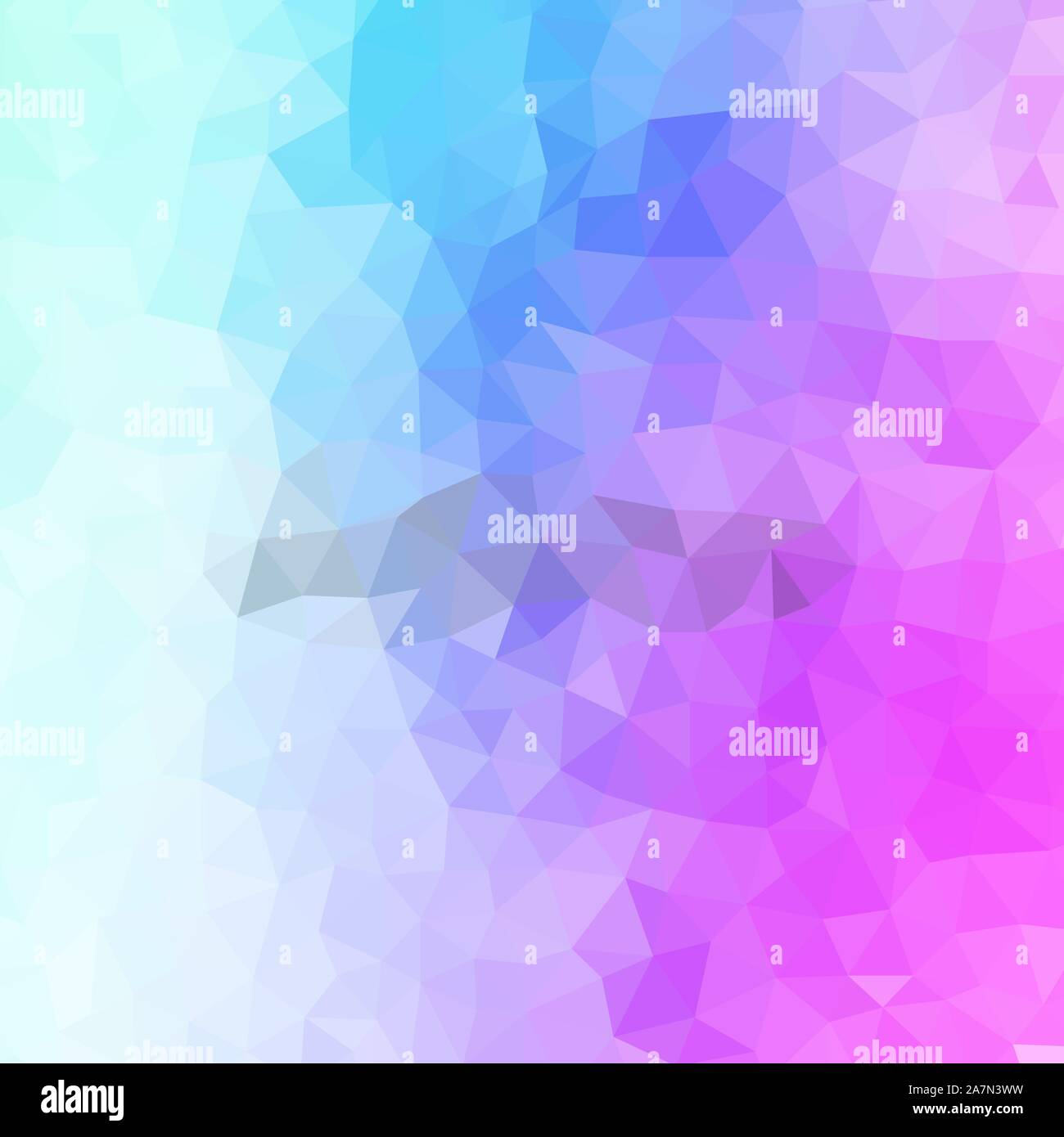 light Pink, Blue vector polygonal pattern. A sample with polygonal shapes. Textured pattern can be used for background. Stock Vector