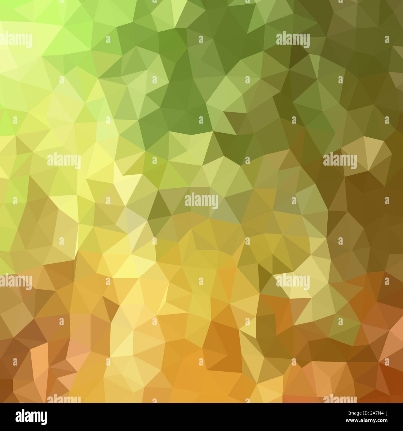 gold and green vector Low poly crystal background. Polygon design pattern. Low poly illustration, low polygon background. Stock Vector