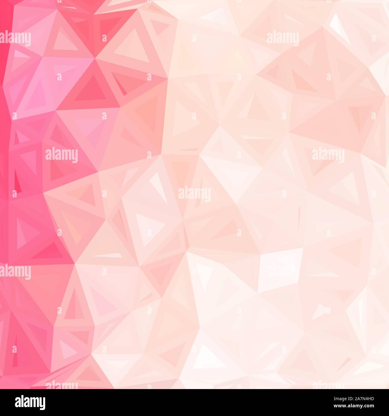 light Pink, vector polygonal pattern. A sample with polygonal shapes. Textured pattern can be used for background. Stock Vector