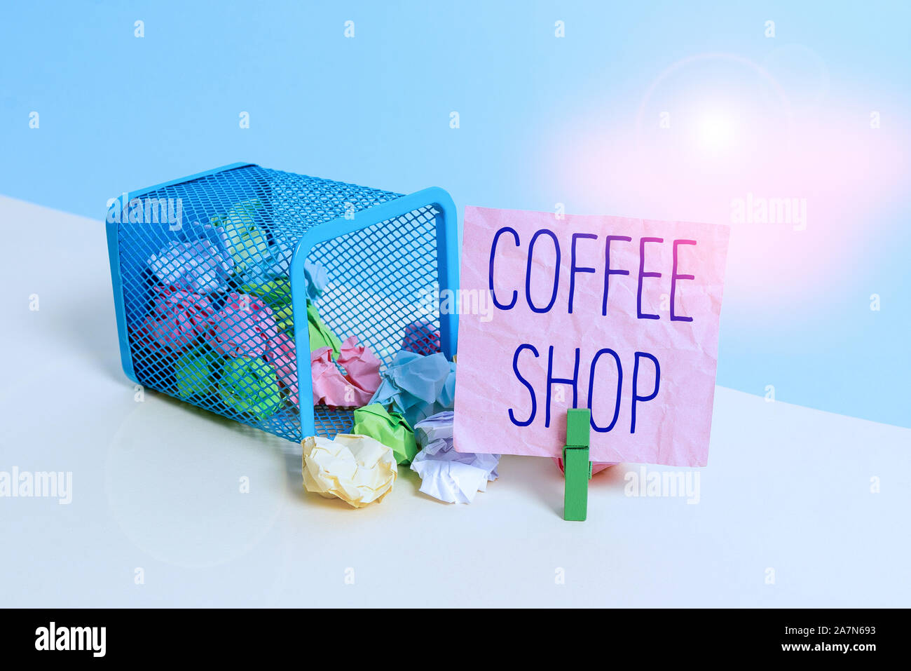 Conceptual hand writing showing Coffee Shop. Concept meaning small