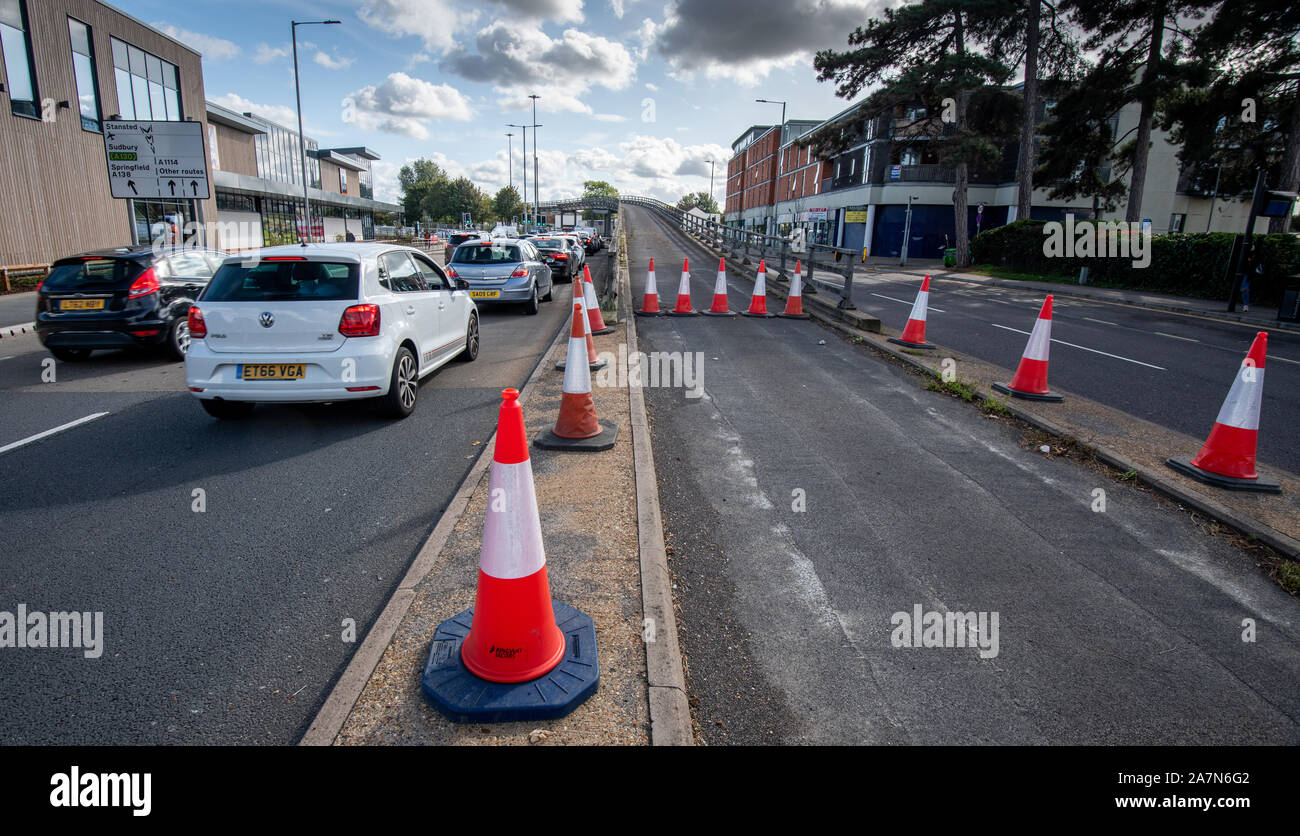 The Chelmsford Up-and-Over flyover over the famous Army and Navy roundabout is to close for good. Stock Photo