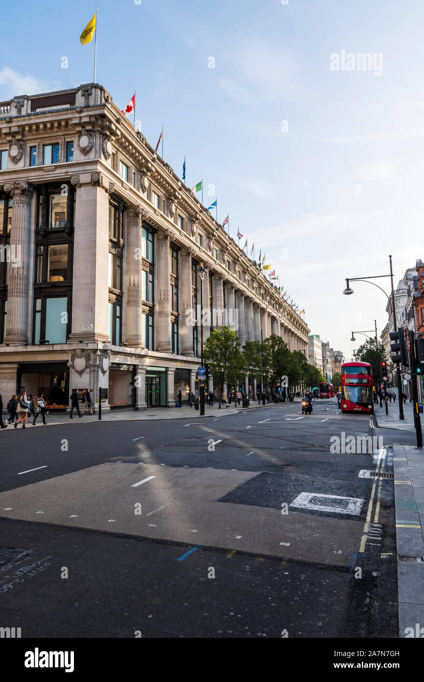 Selfridges in London Stock Photo