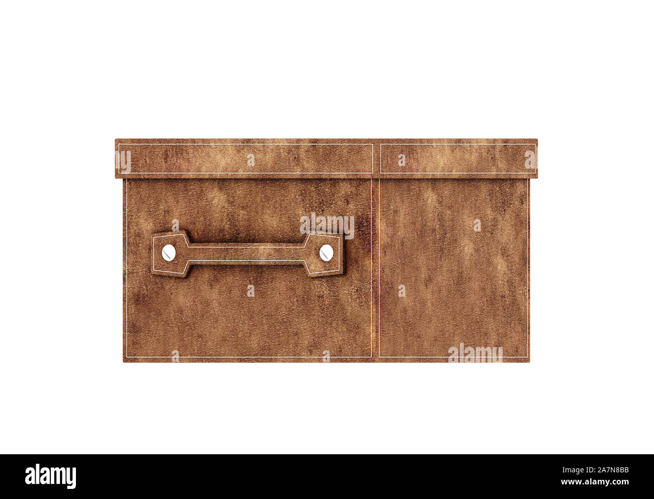 3d render of safe box, product box Stock Photo