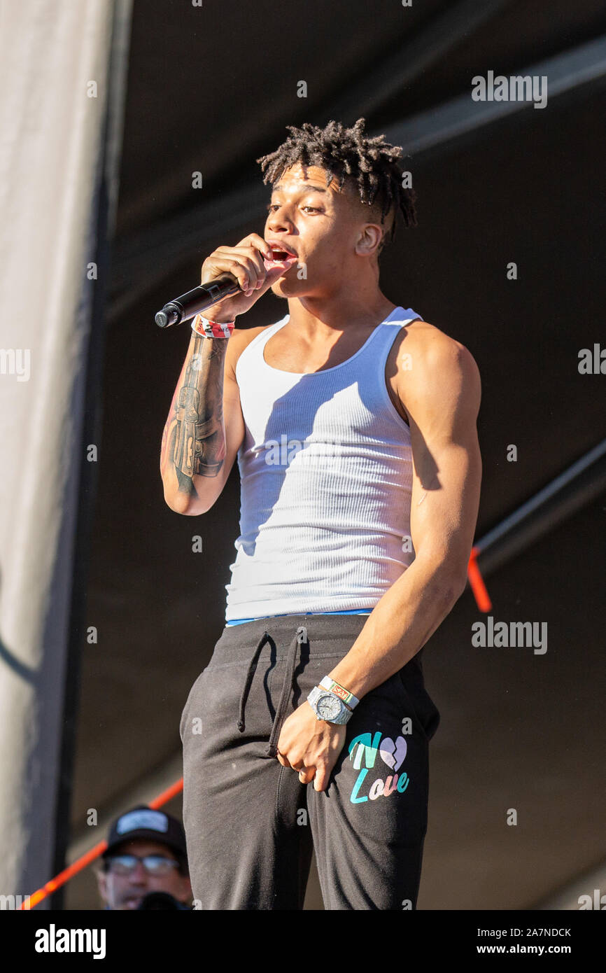November 2, 2019, Las Vegas, Nevada, U.S: Rapper NLE CHOPPA (BRYSON LASHUN POTTS) During The Day