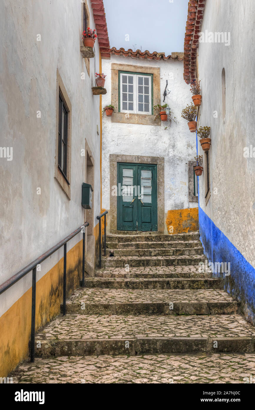 Obidos, Oeste, Leiria, Portugal, Europe Stock Photo