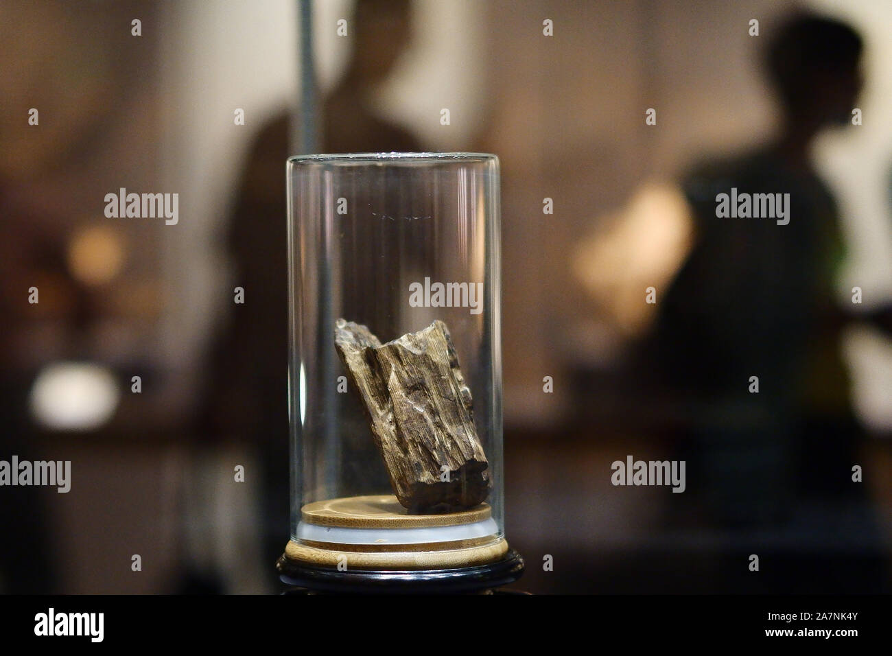 A Piece Of Agarwood Is Displayed During The Exhibition Of Hainan Agarwood Culture At The Nanjing Museum In Nanjing City East China S Jiangsu Province Stock Photo Alamy