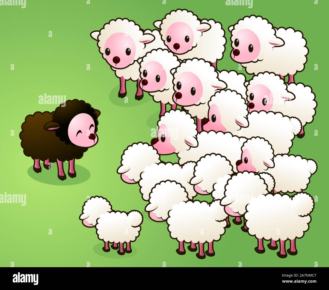 Портит стадо. Паршивая овца в стаде. Чёрная овца в семье. Блеяние овцы. Овцы стадо мультяшные.
