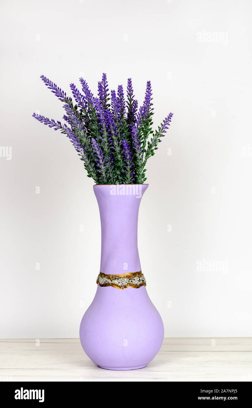 Purple Flower Vase