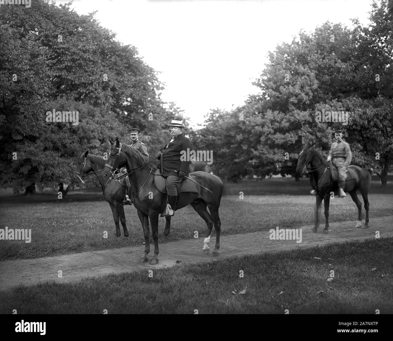 U.S. Secretary of War William Howard Taft on Horseback, Washington, D.C ...
