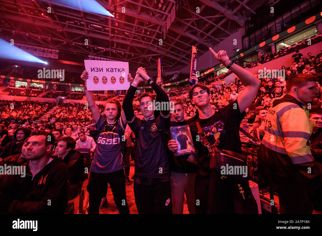 Editorial image of a Counter Strike: Global Offensive esports tournament event. Stock Photo