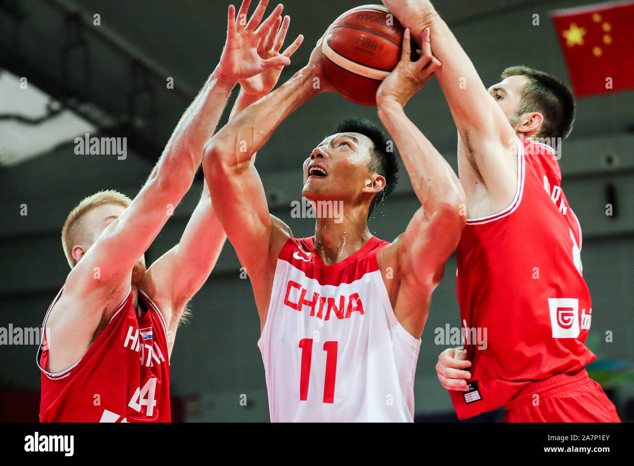 From left) Chinese actress Huang Yi, Chinese basketball player Yi Jianlian  of the Washington Wizards, Taiwanese star Charles Chen and Chinese actress  Stock Photo - Alamy