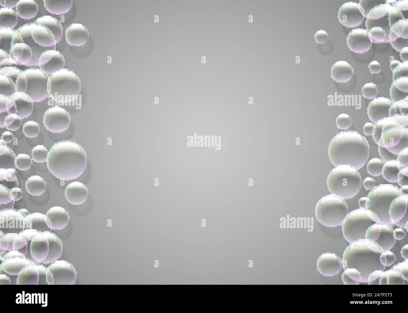 Soap bubbles abstract background with rainbow colored airy foam Stock ...