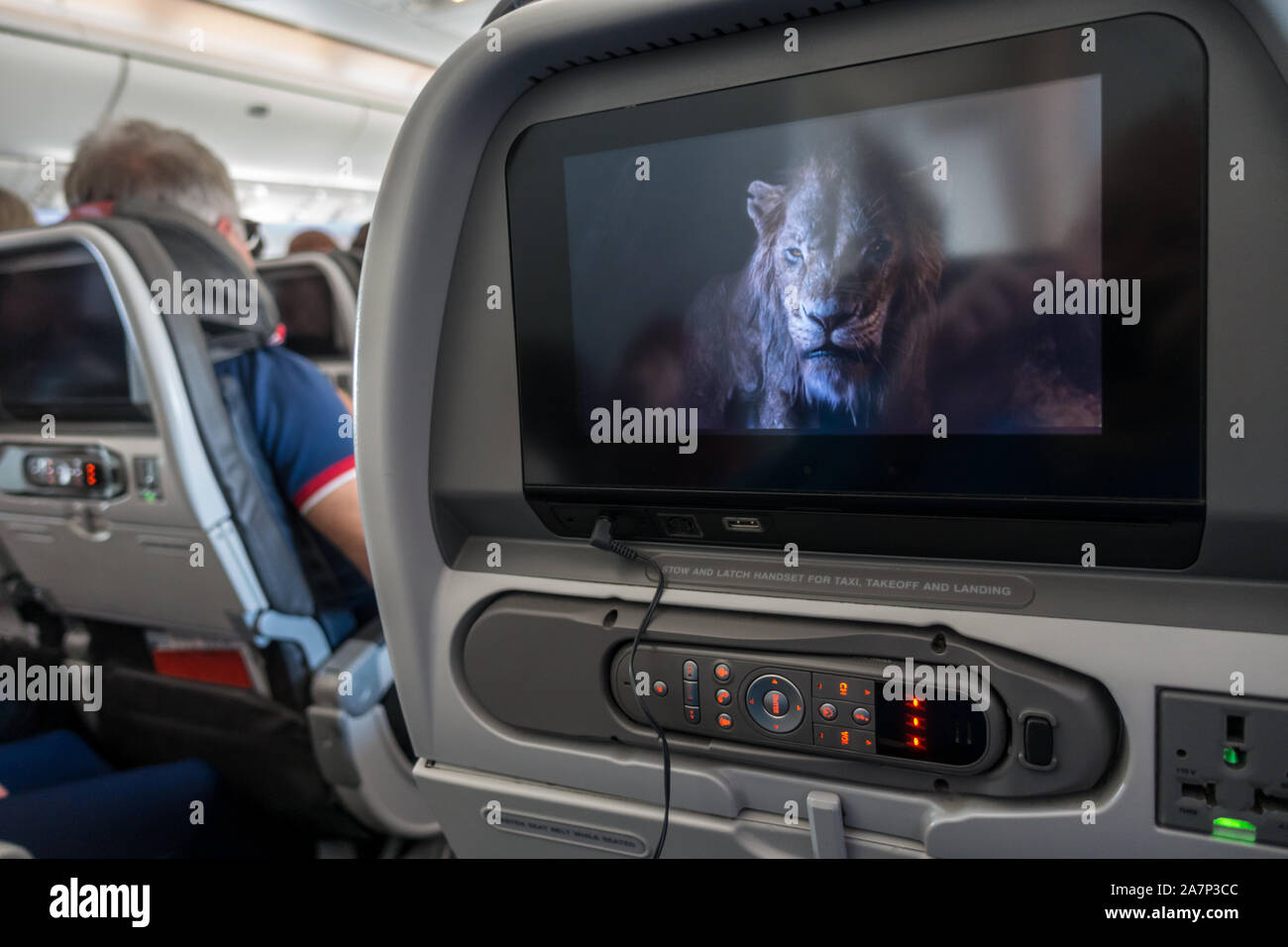 Inflight entertainment system where you cane watch movies and play