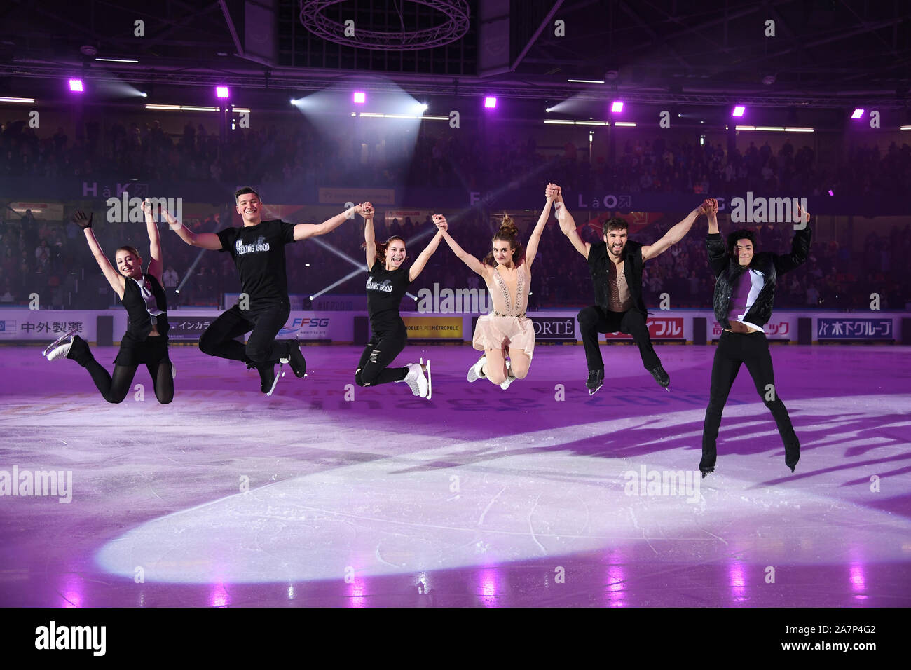 Grenoble France 3rd Nov 2019 Exhibition Gala At Isu Grand Prix Of Figure Skating 2019 Internationaux