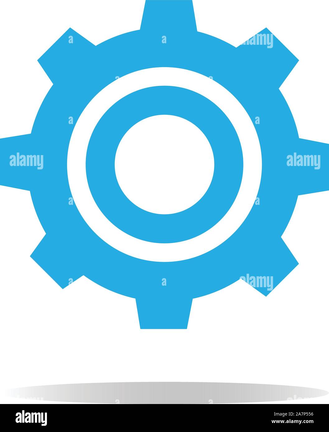 gear icon on white background. gear sign. flat style. gear icon for