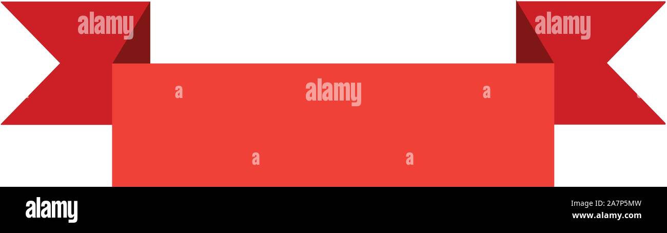 Red Ribbon Banner Design