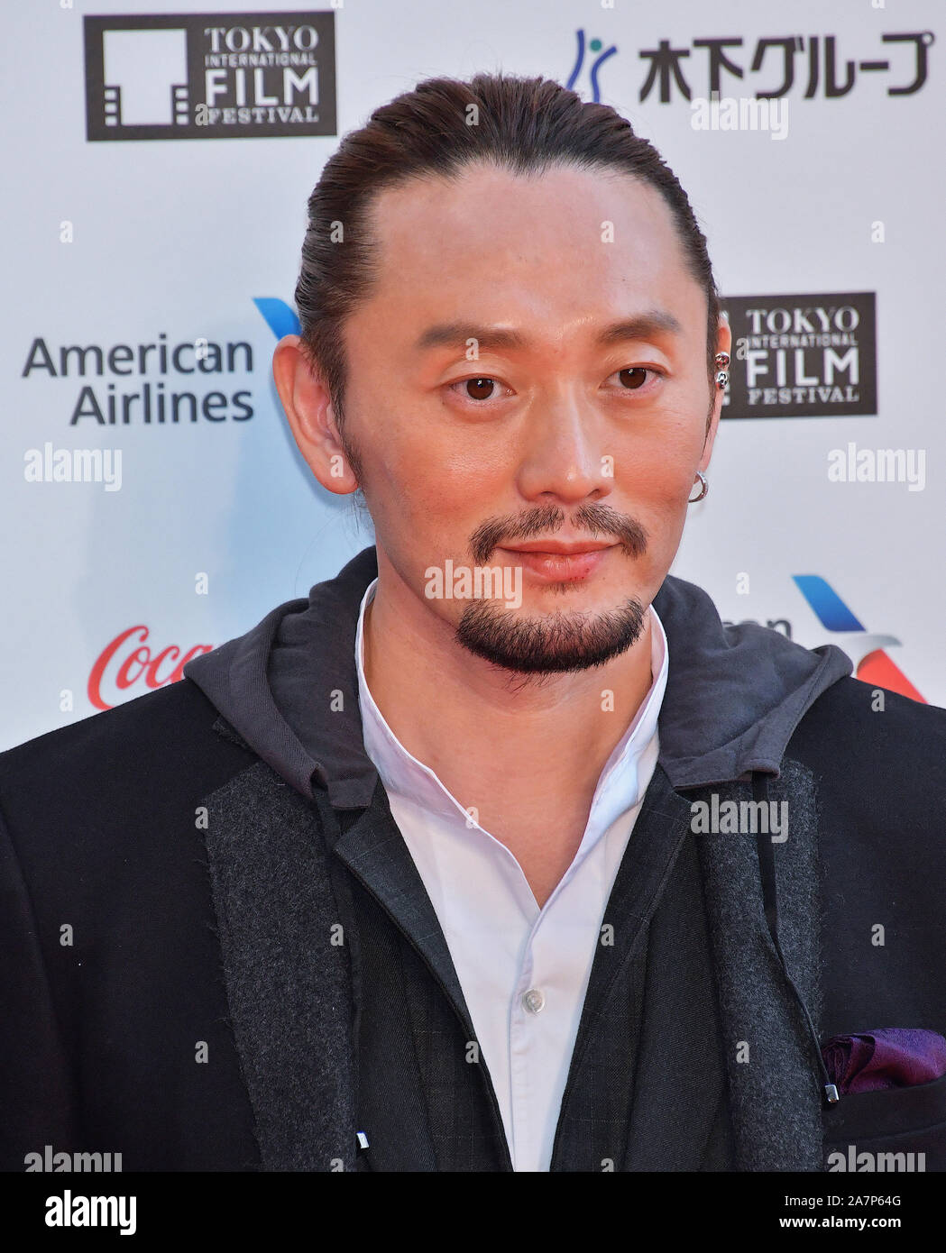 Producer Terence Chang attends the opening ceremony of Tokyo International Film Festival 2019 at Roppongi Hills on October 28, 2019 in Tokyo, Japan. Stock Photo