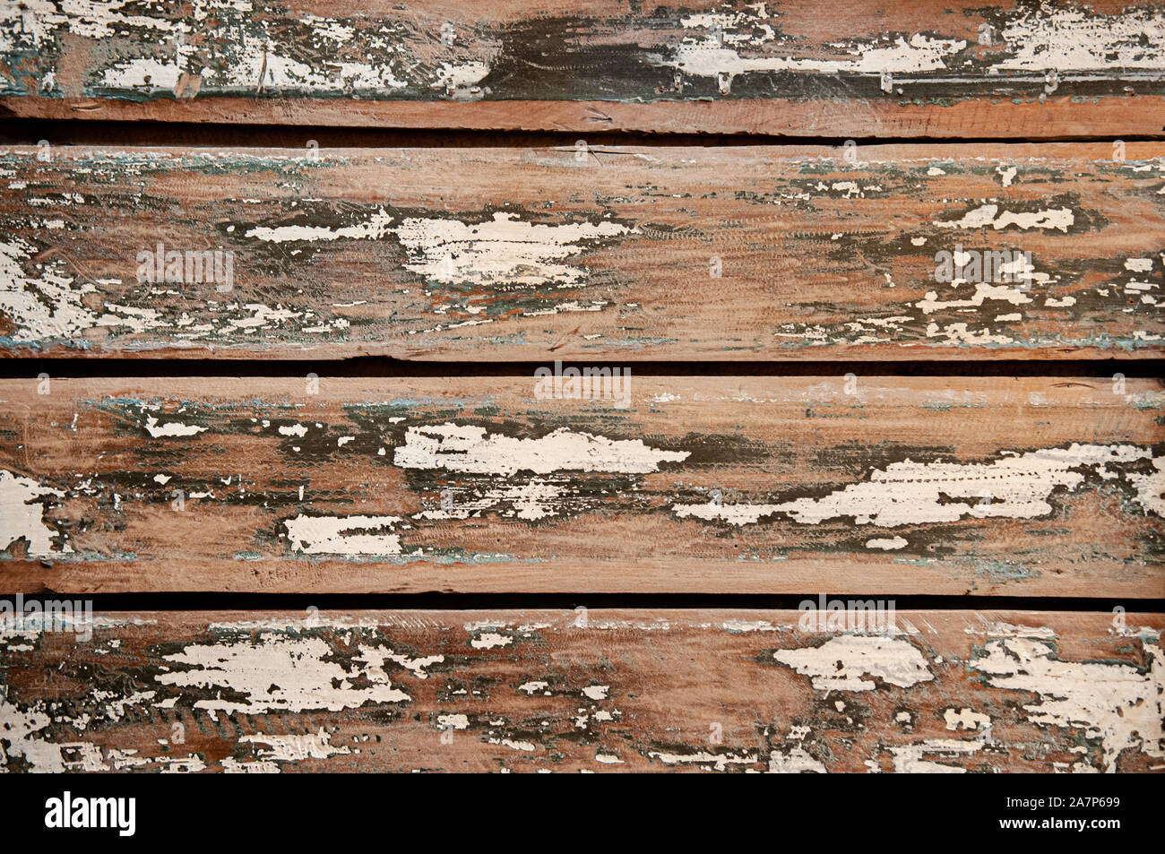 Old grungy Wood plank background natural wood grain pattern texture. Wood  surface wallpaper backdrop with scratch and worn painted Stock Photo - Alamy