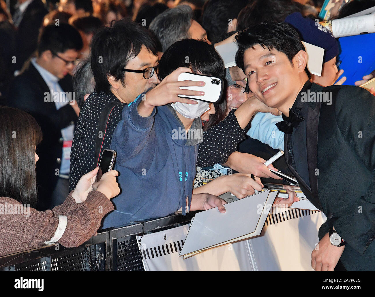 Actor Ryohei Suzuki attends the opening ceremony of Tokyo International ...
