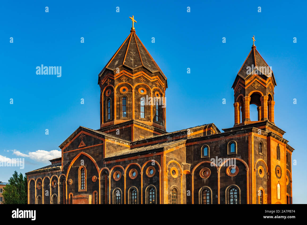Surp Amenaprkich (Church Of The Holy Saviour Of All) landmark of Gyumri Shirak Armenia eastern Europe Stock Photo