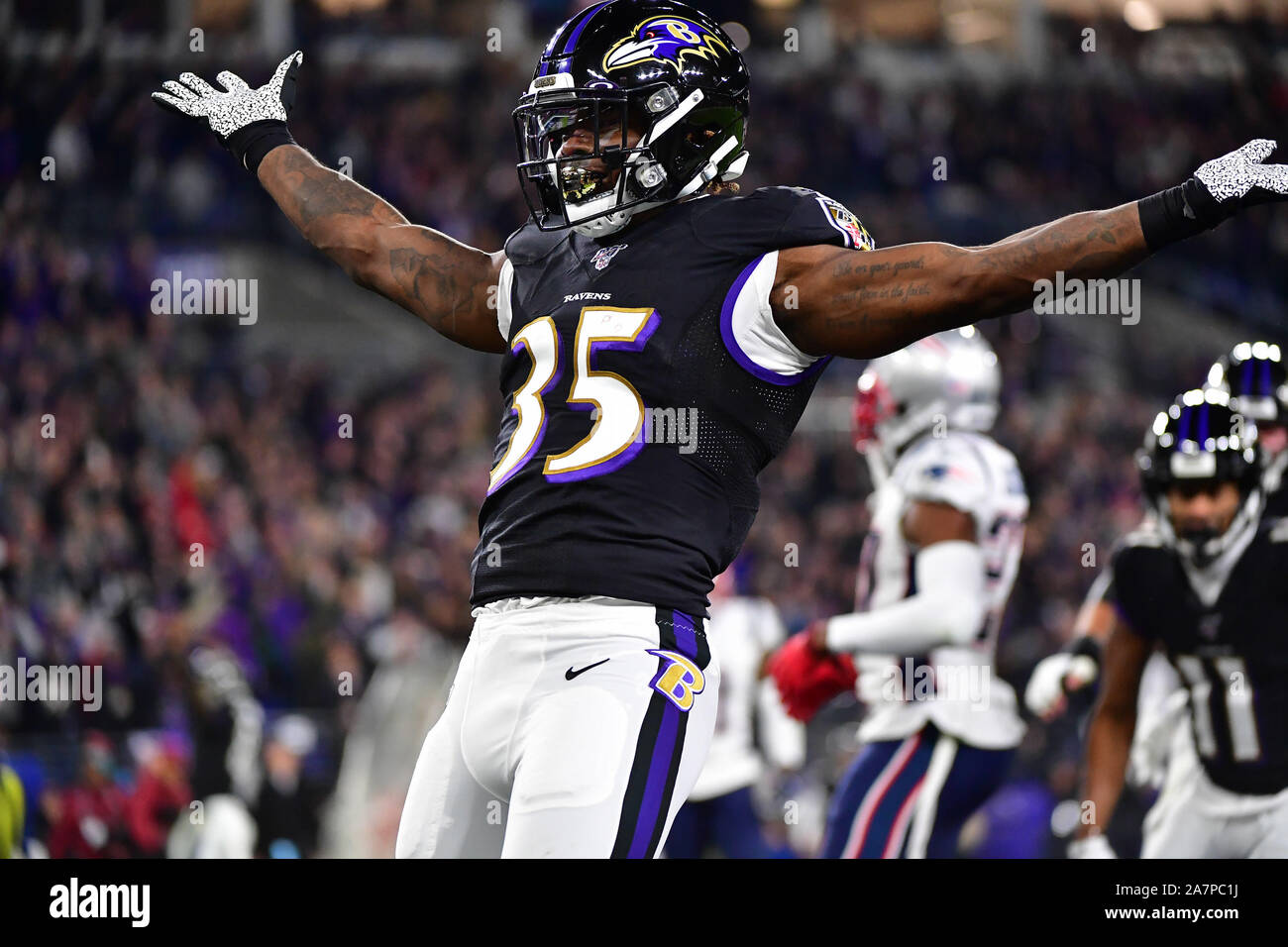 Baltimore United States 03rd Nov 2019 Baltimore Ravens