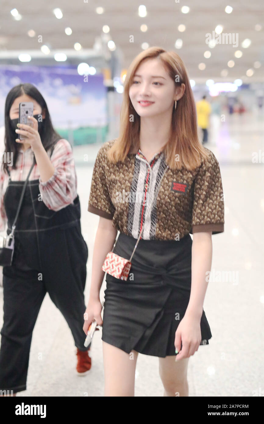 Chinese singer and actress Pinky Zhou or Zhou Jieqiong of South Korean