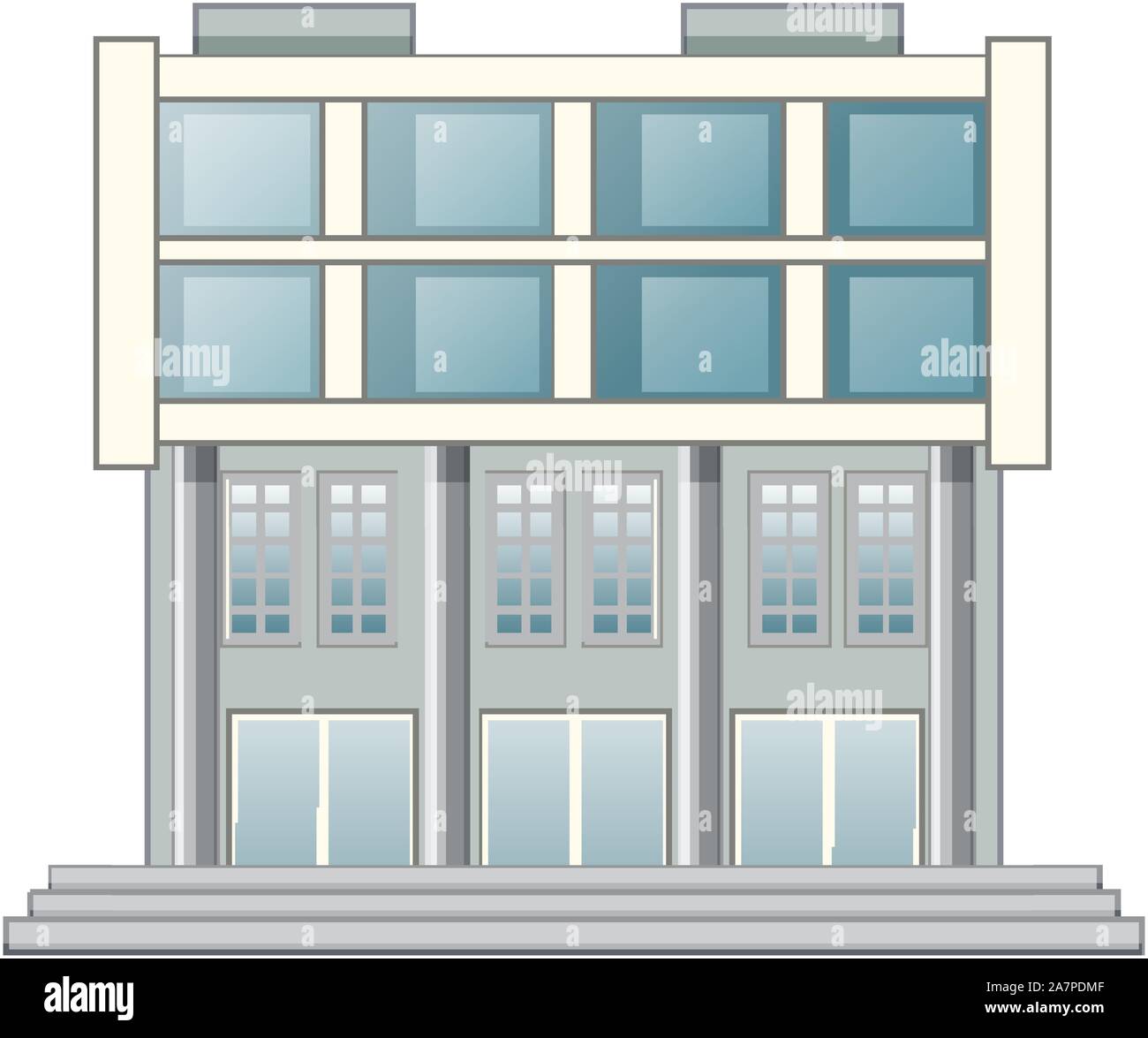 Science building on white background illustration Stock Vector Image ...