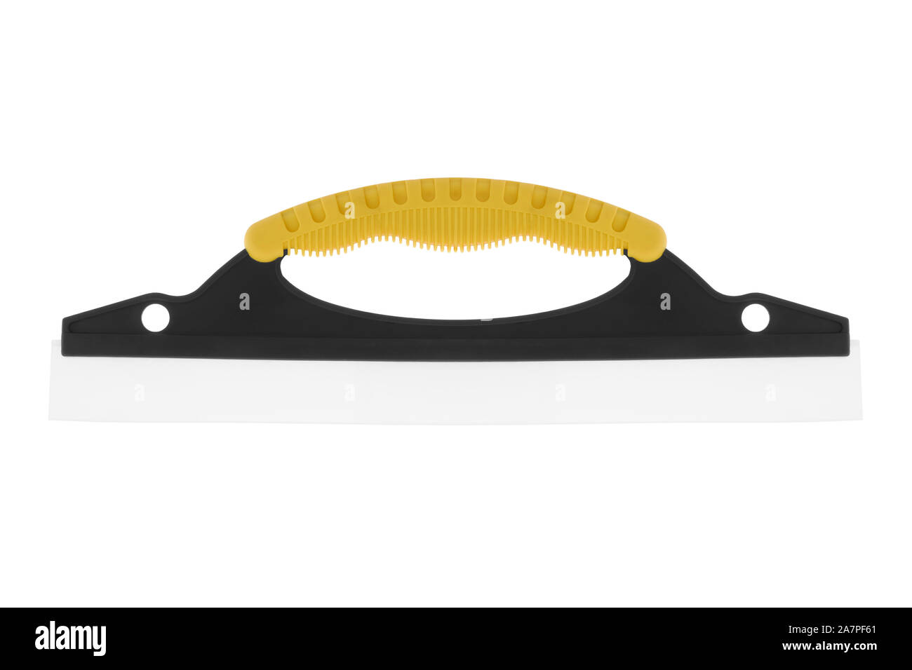 Silicon window squeegee on white background Stock Photo