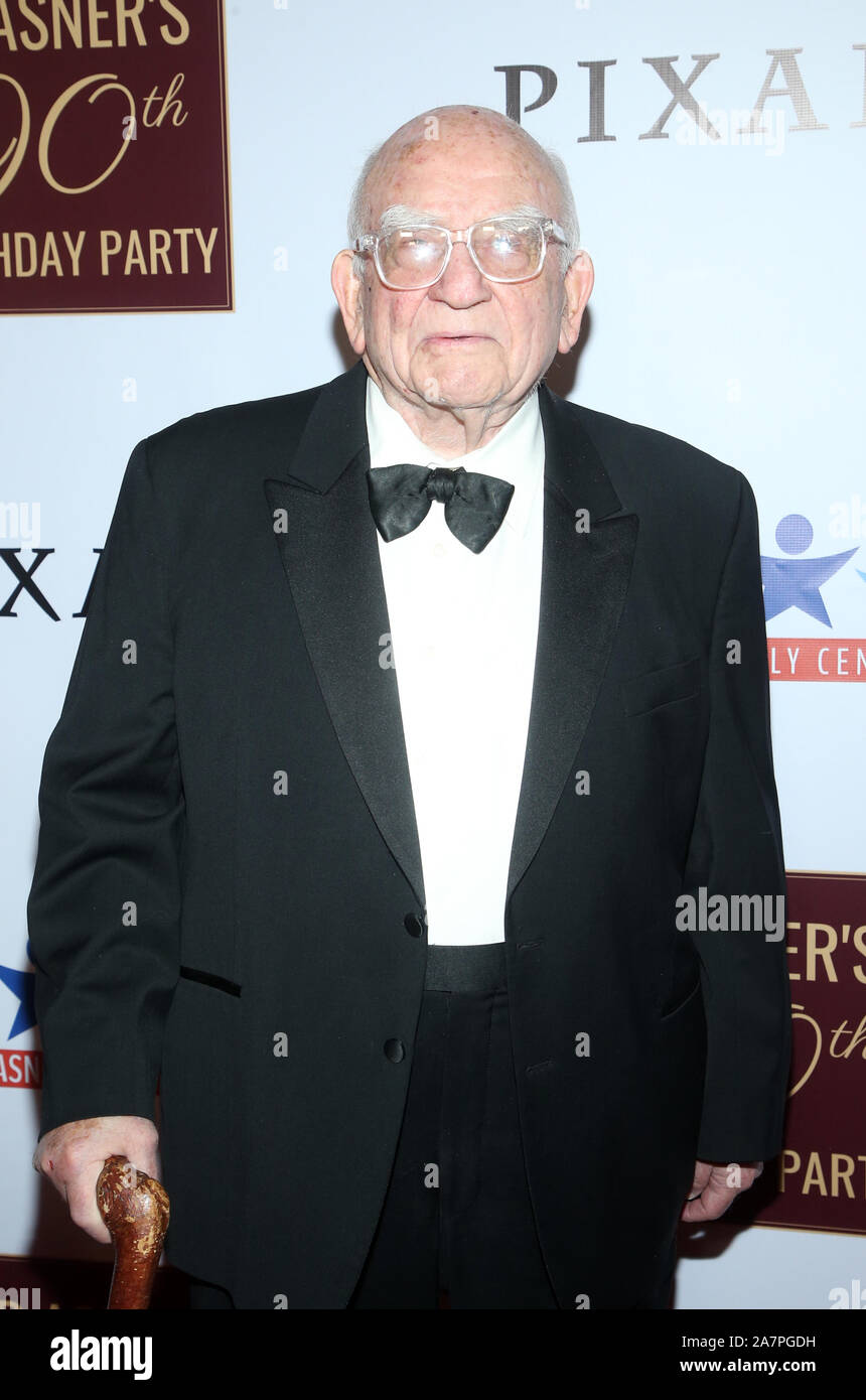 HOLLYWOOD, CA - NOVEMBER 3: Ed Asner, at Ed Asner’s 90th birthday at