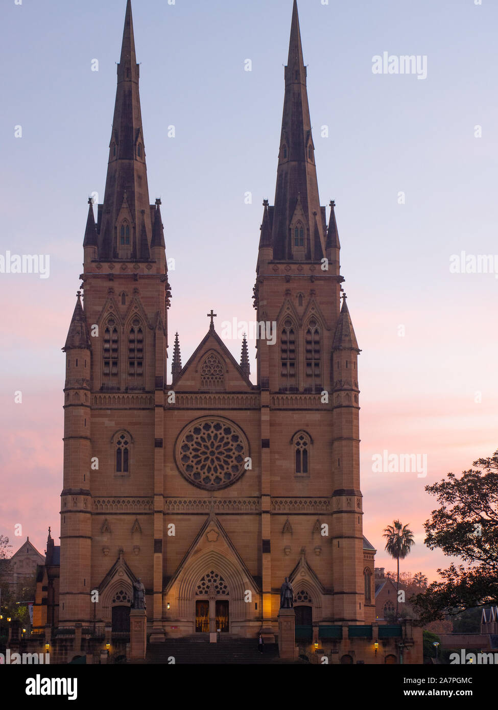 St Marys Cathedral Sydney Stock Photo Alamy
