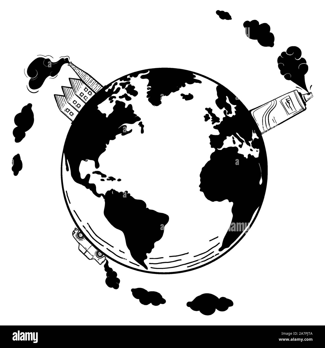 Suffocate” | Air pollution poster, Poster on pollution, Earth drawings