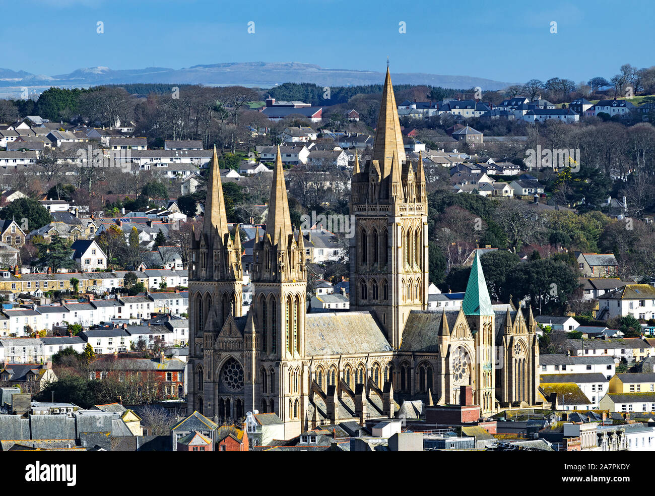 truro cathedral cornwall Stock Photo