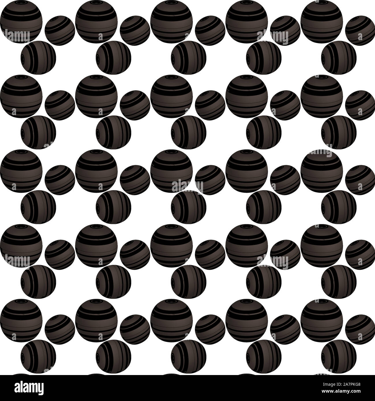 3d ball illustrator pattern background design Stock Photo