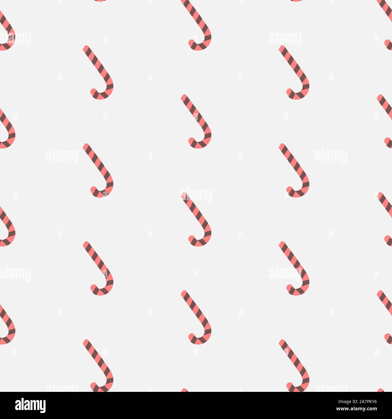 Seamless pattern with Christmas candy on dark background. Vector ...