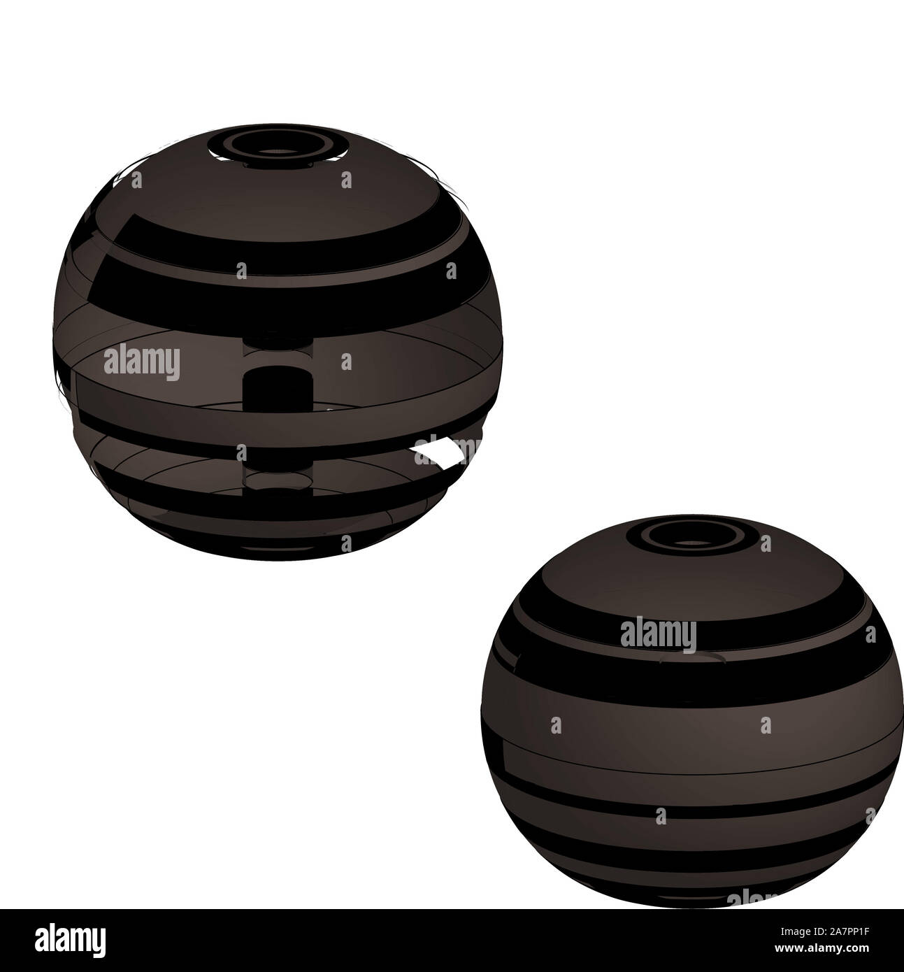 3d ball illustrator pattern background design Stock Photo