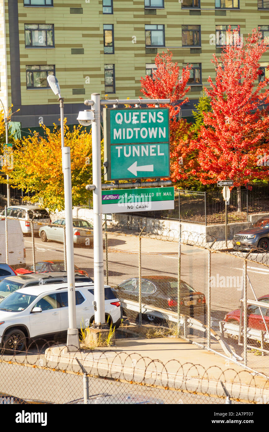 Queens midtown tunnel, New York City , United States of America Stock