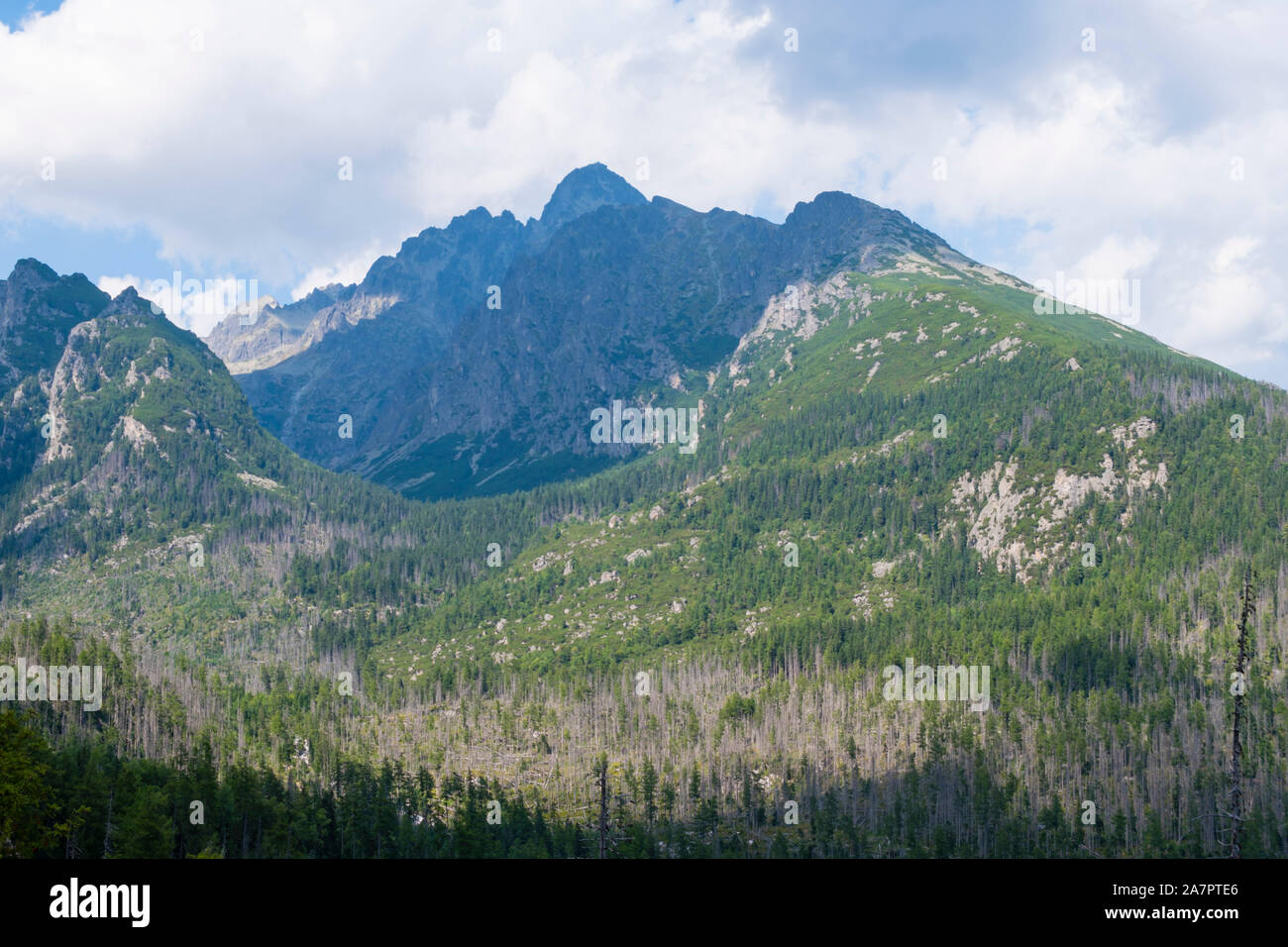 Hrebienok, Stary Smokovec, Vysoke Tatry, Slovakia Stock Photo