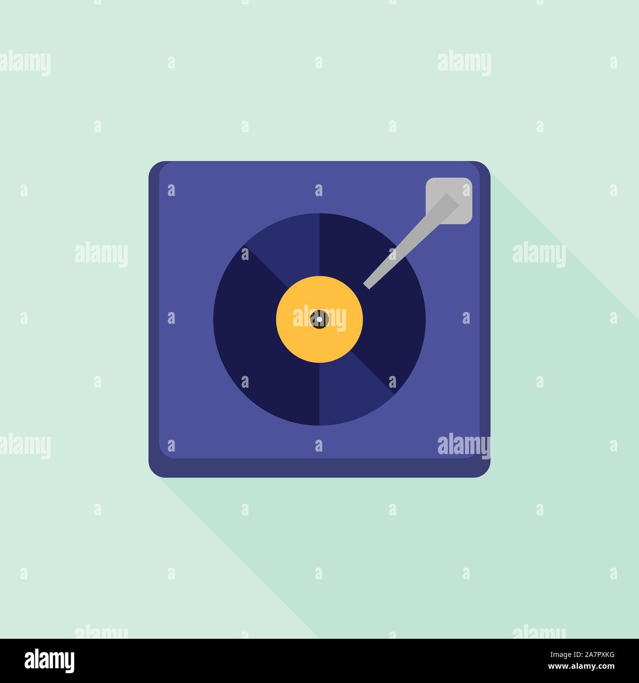Vinyl record icon, flat style Stock Vector Image & Art - Alamy