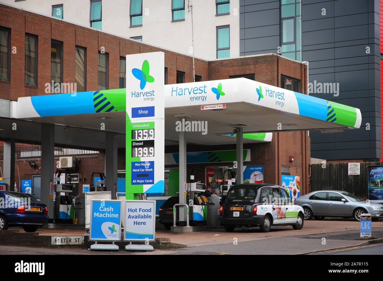 Harvest petrol station gas petrol hires stock photography and images Alamy