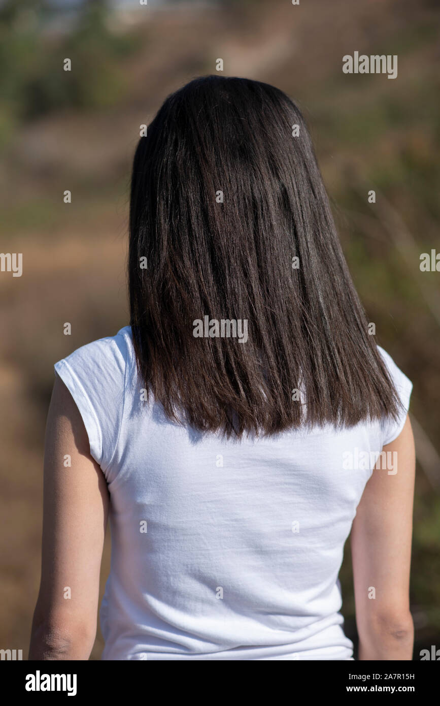 Woman arab rear view hi-res stock photography and images - Alamy