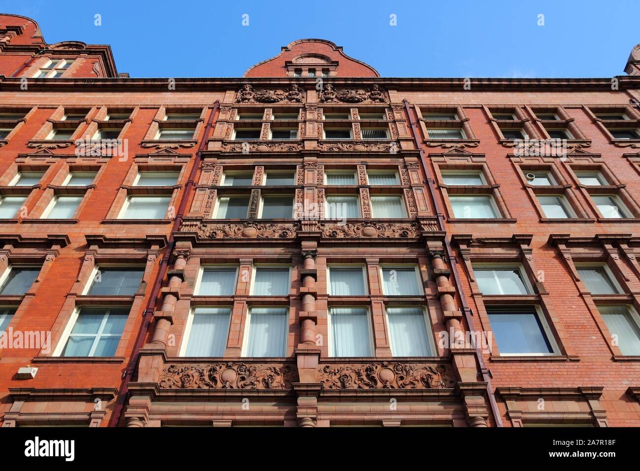 Manchester, UK. University of Manchester, Sackville Street Building - Grade II listed building. Stock Photo